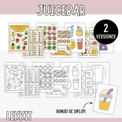 Juicebar för barn - Roligt lekkit för cafélek