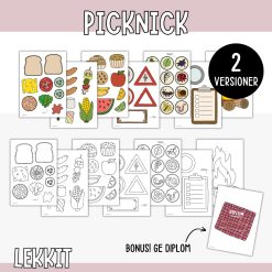 Picknicklek för barn - Kreativt lekkit för rollekar