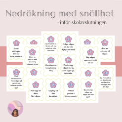 Nedräkning till sommarlov – 20 snälla uppdrag