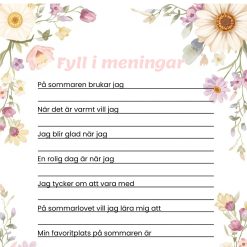 Sommar häfte.
