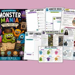 Monster mania - öva på att skriva och läsa på engelska