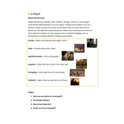 7 texttyper – 14 texter med ordförklaringar, bildstöd och frågor
