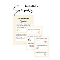 Problemlösning för lågstadiet - Sommar
