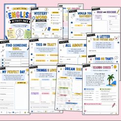 ENGLISH ACTIVITY PACK – Fast Finishers & Creative English Activities