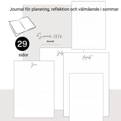 Journal / dagbok sommar 2026