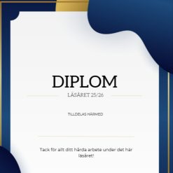 Diplom läsåret 25/26