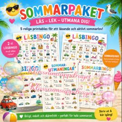 Sommarpaket – perfekt för sista veckorna och sommarlovet!