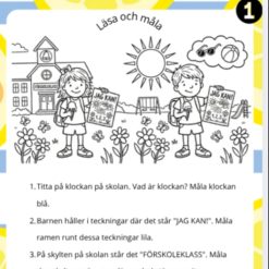 Läs och måla - Läsförståelse skolavslutning