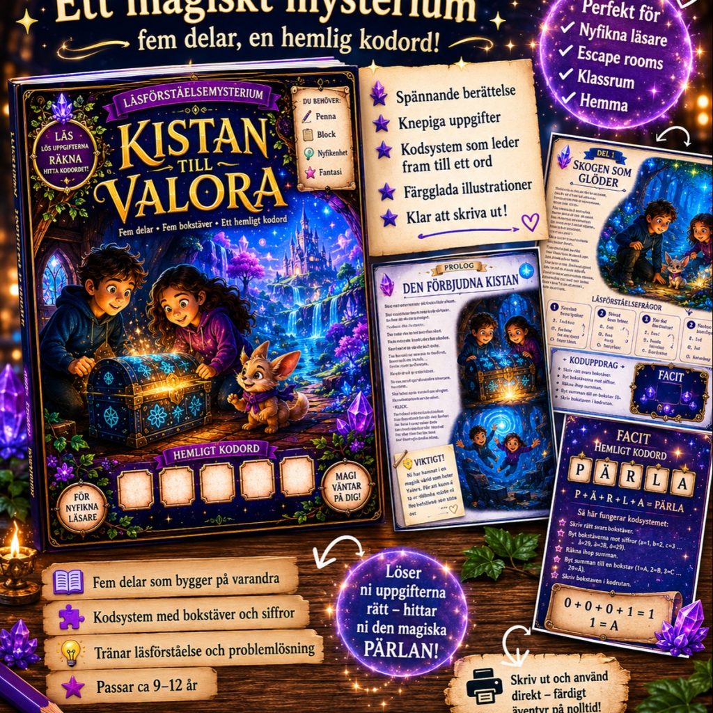 Kistan till Valora – läsförståelsemysterium