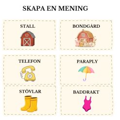 Bygga meningar