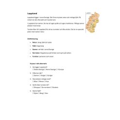Läsförståelse svenska / SVA