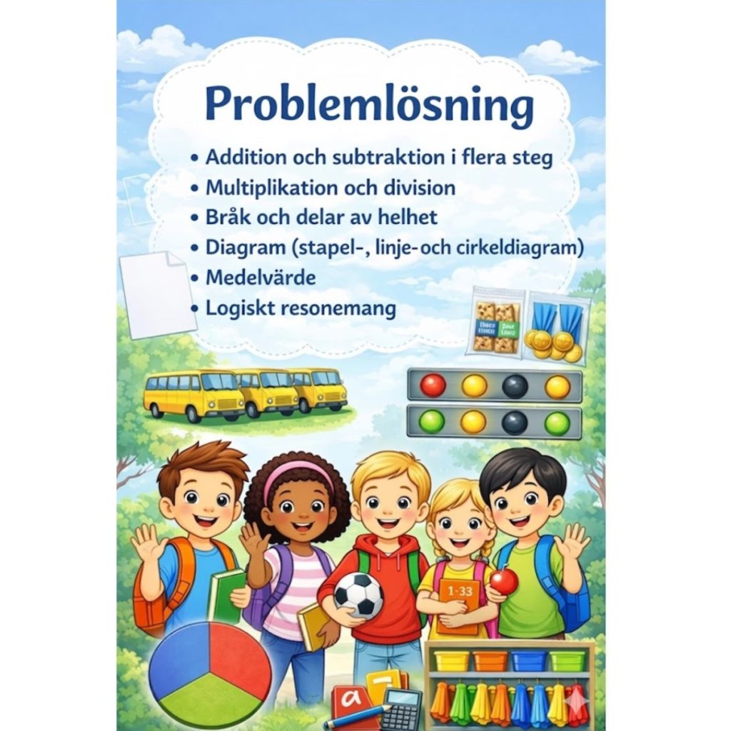 Problemlösning i matematik – åk 4 (med bilder och flera steg)
