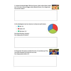 Problemlösning i matematik – åk 4 (med bilder och flera steg)