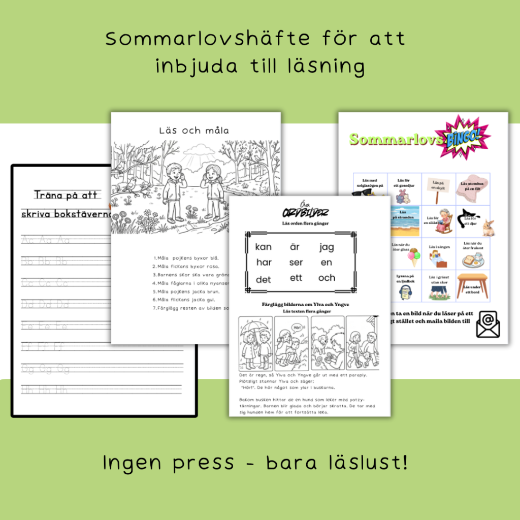 Läshäfte inför sommarlovet