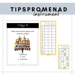 Tipspromenad - instrument