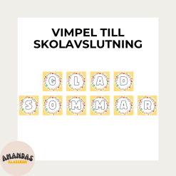 Vimpel till skolavslutningen