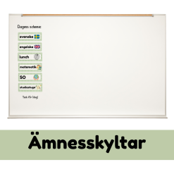 Ämnesskyltar