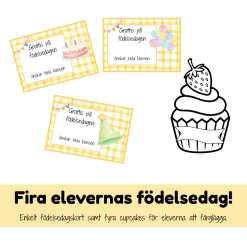 Fira elevens födelsedag! – Födelsedagskort & Målarbild