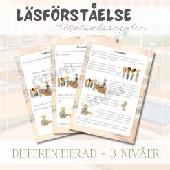 Läsförståelse värdegrund _ matsalsregler