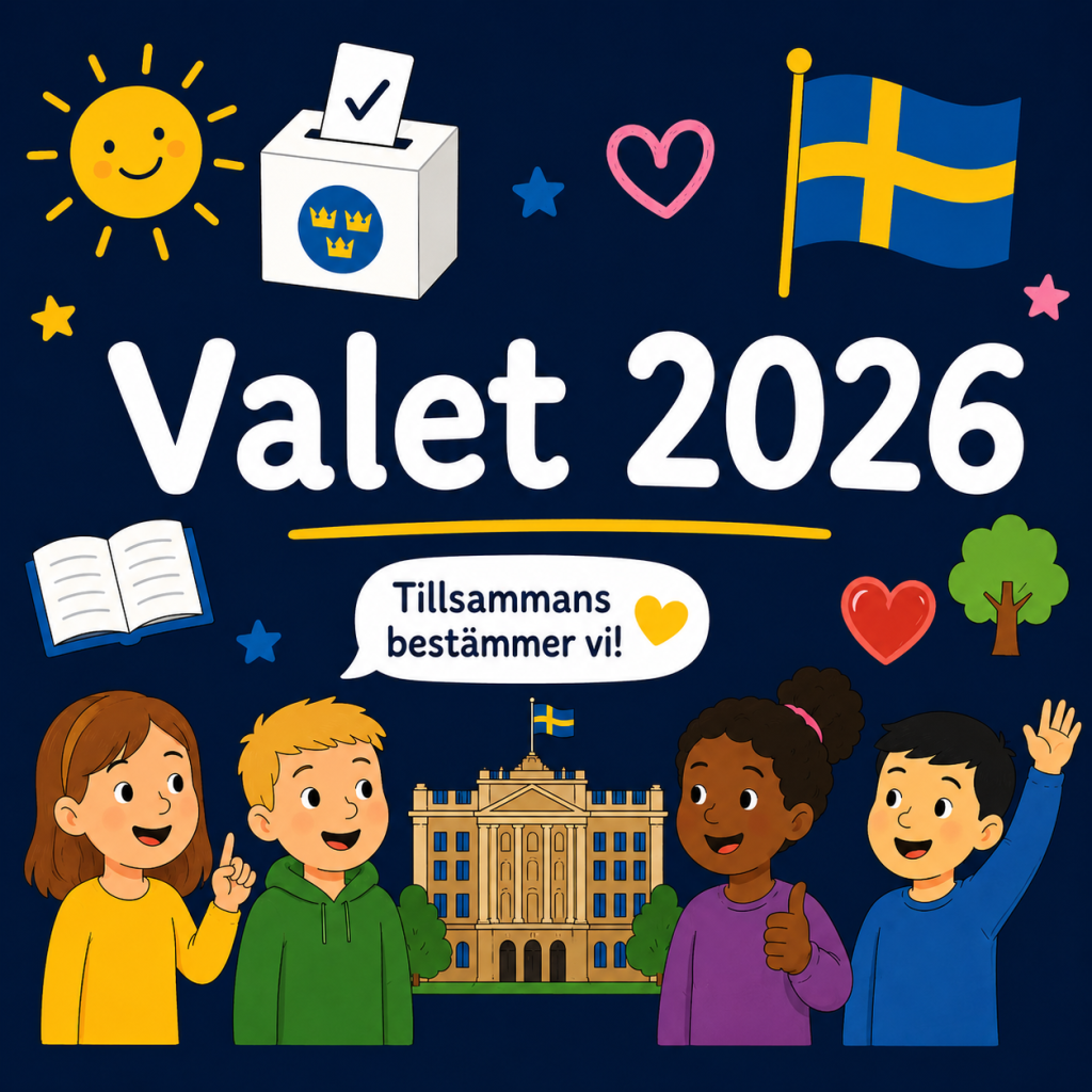 🇸🇪 Valet 2026 – ett komplett tema om demokrati och val för lågstadiet 🇸🇪
