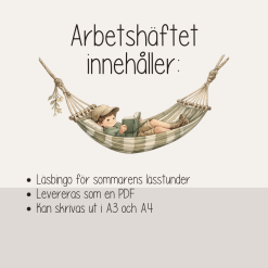 Sommarlov - Läsbingo - Sommar