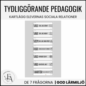 Tydliggörande pedagogik: frågor till tavlan