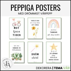 Vårposters med pepptema