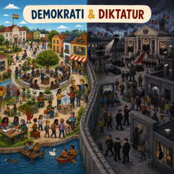Demokrati, diktatur och att vara en bra kompis – ett färdigt arbetsområde för lågstadiet 🗳️🤝