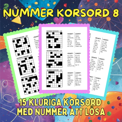Nummer Korsord 8