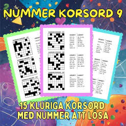 Nummer Korsord 9
