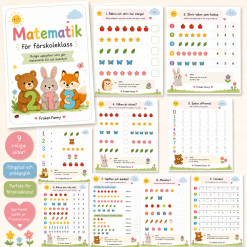 Matematik häfte med blandade uppgifter