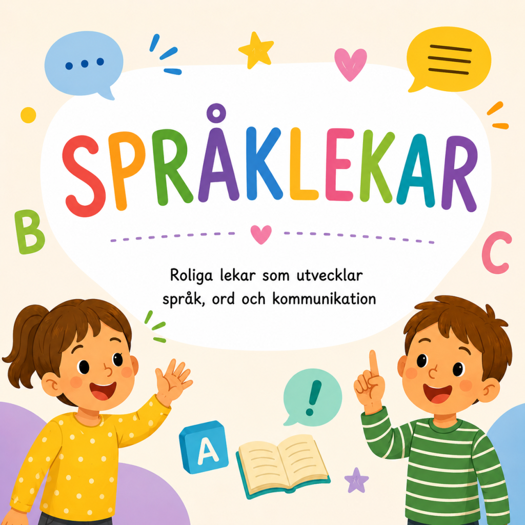 Språklekar för förskoleklass och årskurs 1