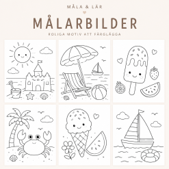 Målarbilder sommar