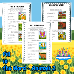 Fill in the Word – Animals 2