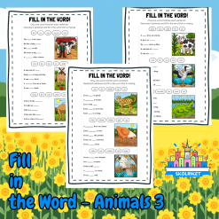 Fill in the Word – Animals 3