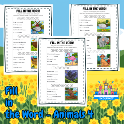 Fill in the Word – Animals 4