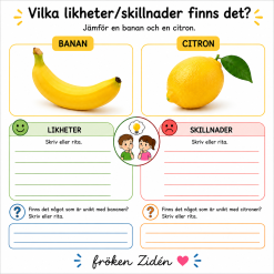 🌟 Likheter och skillnader – resonera, jämföra och upptäcka tillsammans! 🌟
