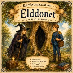 📚 Elddonet av H.C. Andersen – färdigt arbetsmaterial för F–3