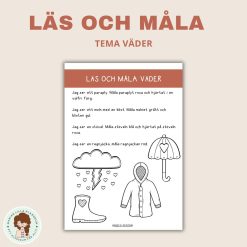 Läs och måla - väder