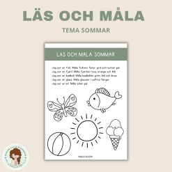 Läs och måla - Sommar