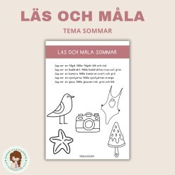 Läs och måla sommar