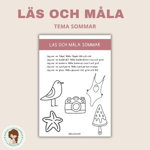 Läs och måla sommar