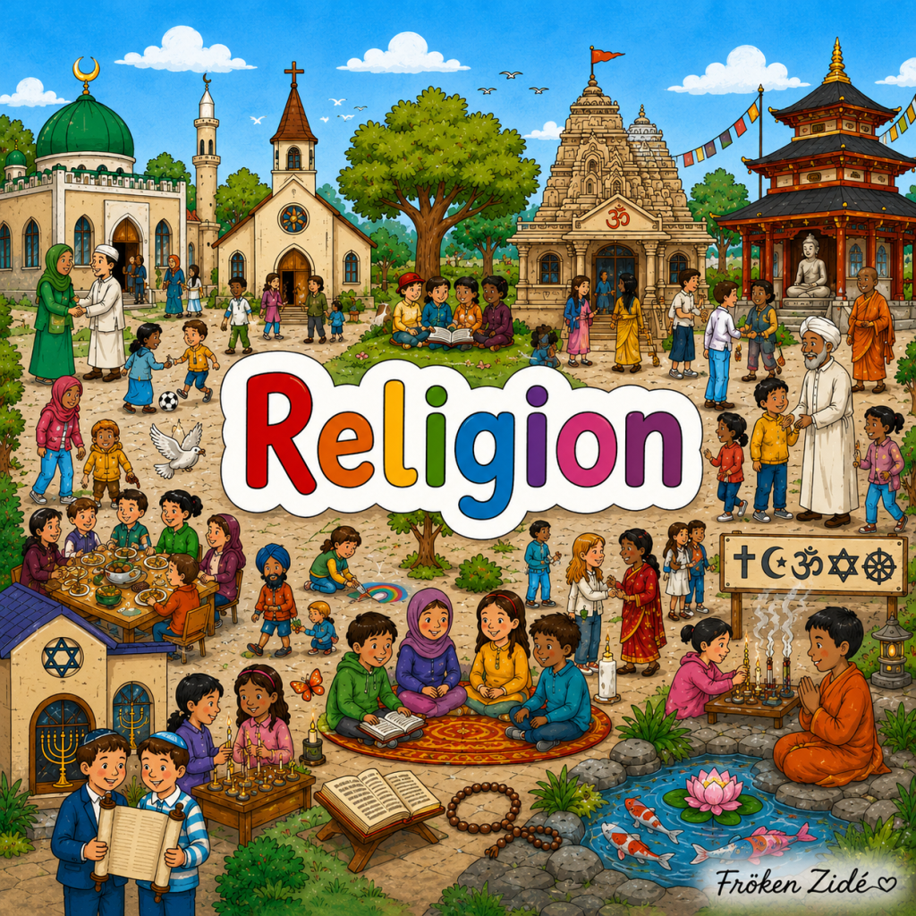 ✨ Religion för lågstadiet – en trygg och respektfull introduktion till olika religioner ✨