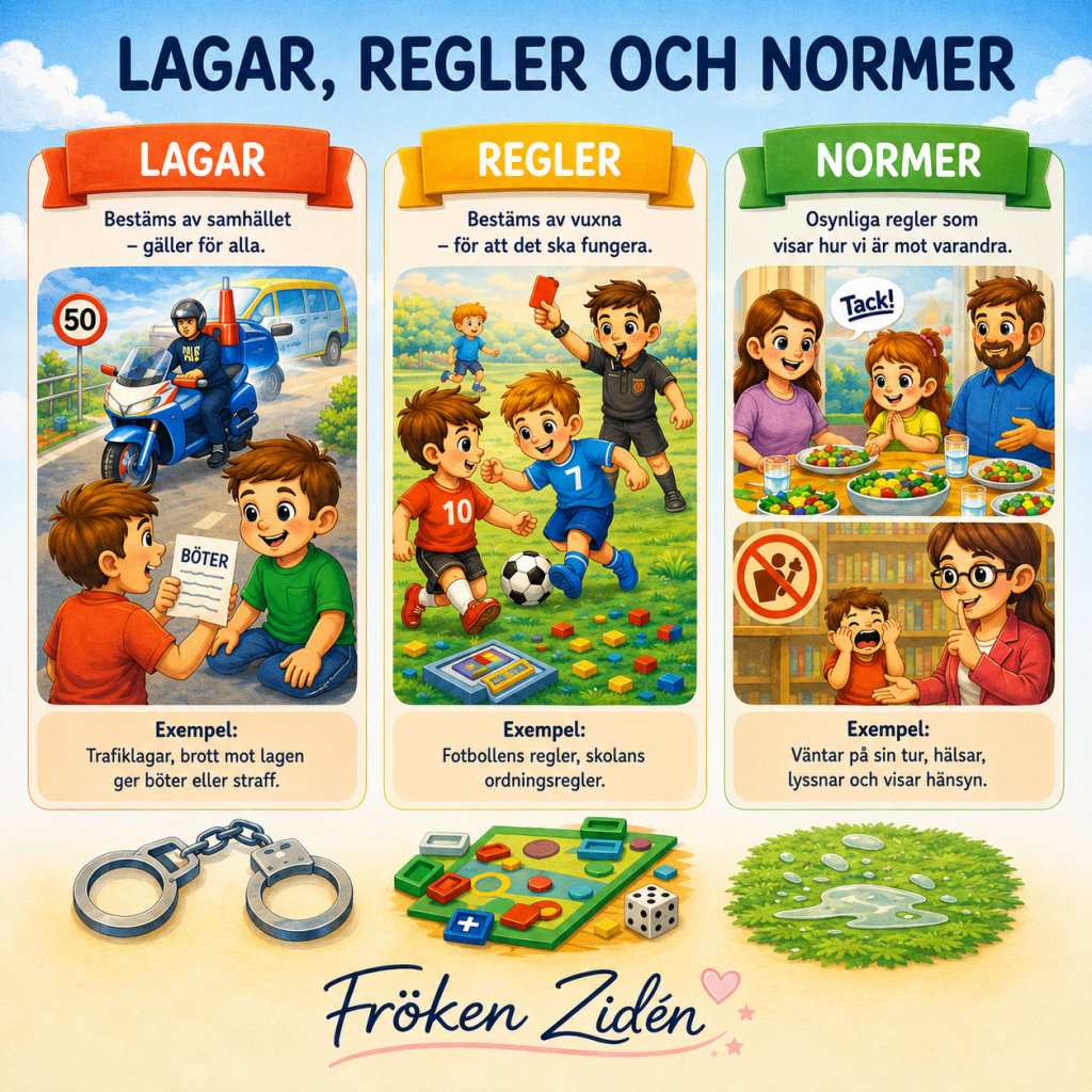 🌟 Nytt värdegrundsmaterial – Lagar, regler och normer! 🌟