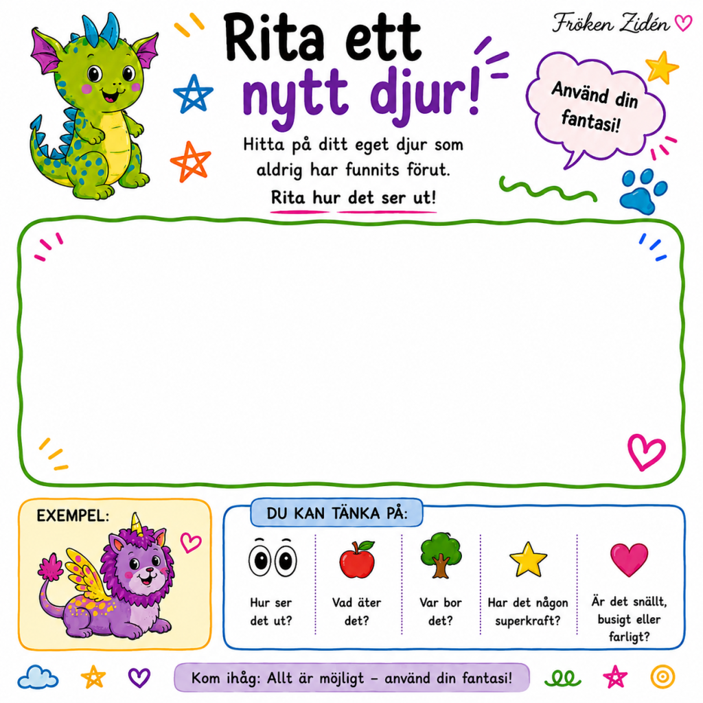 Rita ett nytt djur