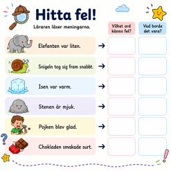 🌟 MOTSATSER – ETT LEKFULLT MATERIAL FÖR SPRÅKUTVECKLING! 🌟