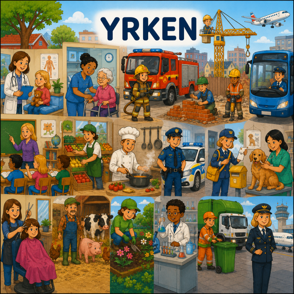 Yrken – ett komplett temaarbete för årskurs 1–2