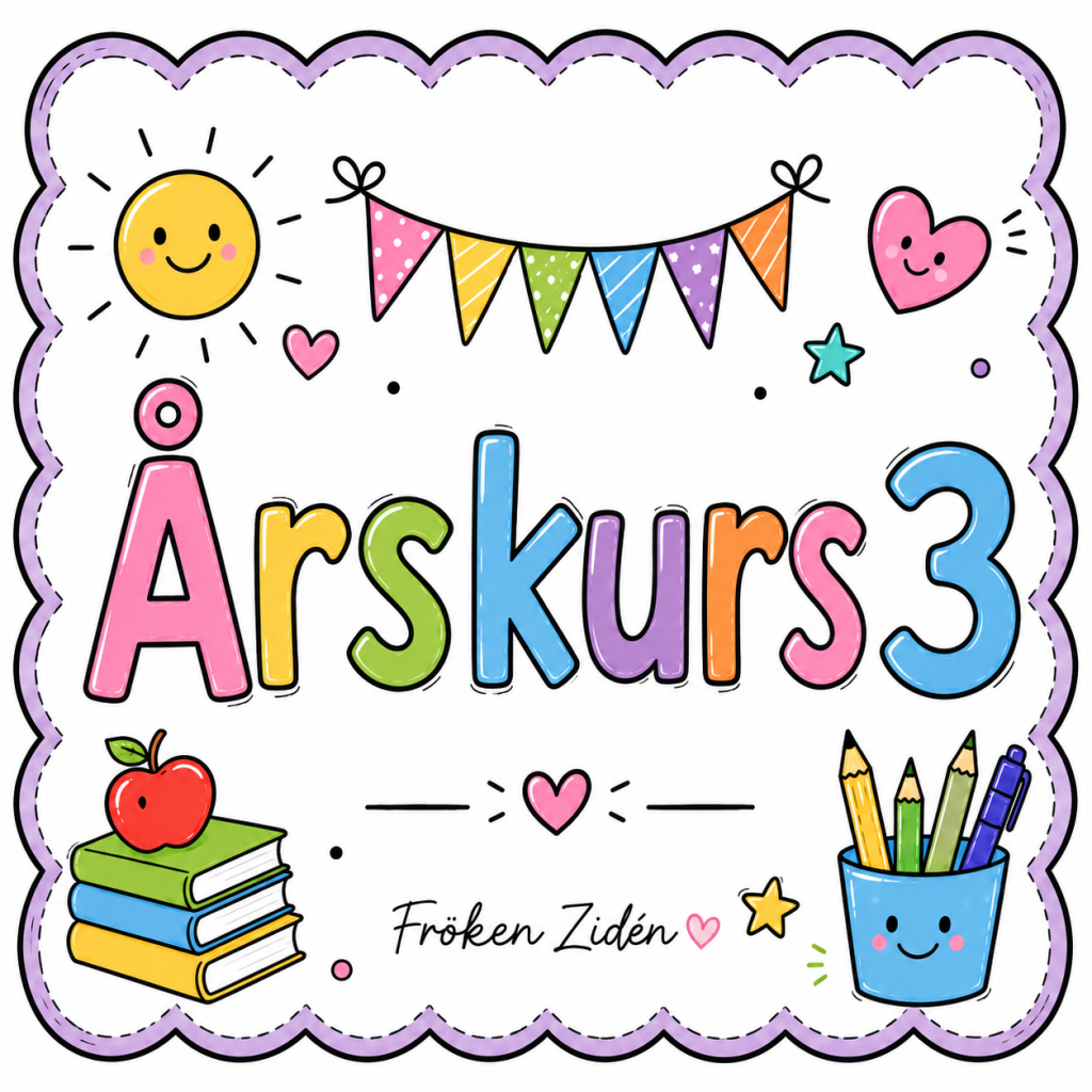 Dörrskylt åk 3