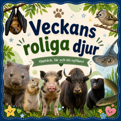 Veckans roliga djur – från A till Ö