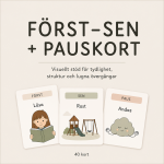 Struktur: först – sen kort - bild 1